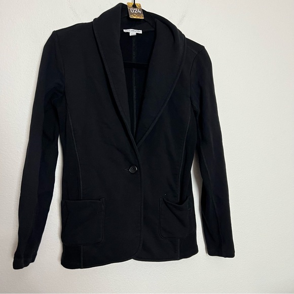 James Perse Jackets & Blazers - James Perse Black Knit Blazer